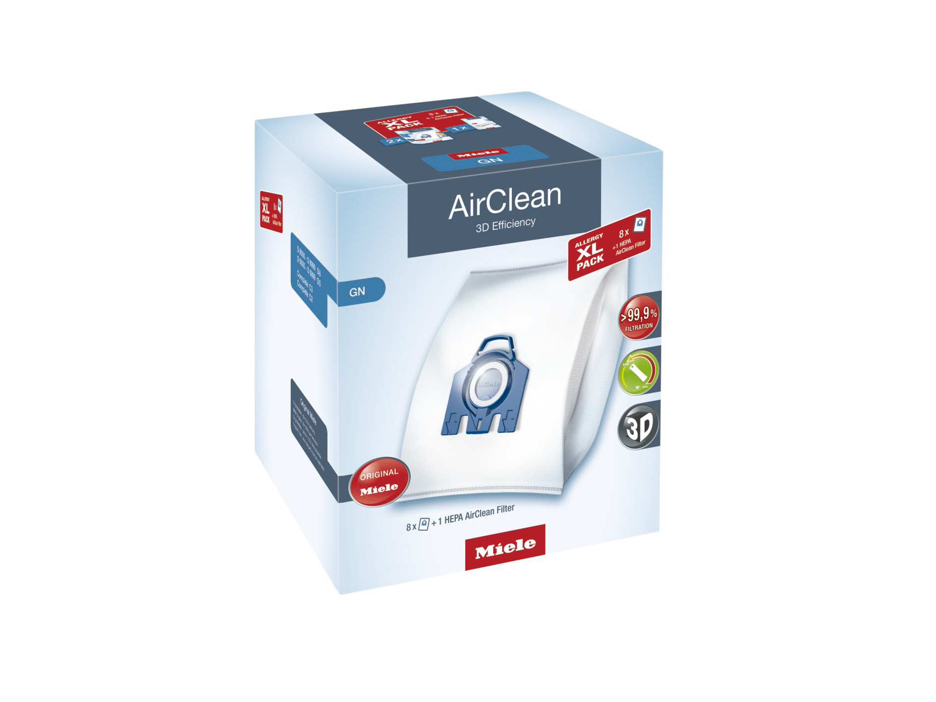Airclean miele vacuum cheap bags